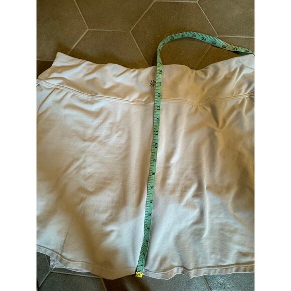 Women's Athleta XL White Skort Tennis Pickaball Running Gym - Picture 3 of 8